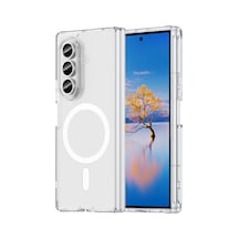 Samsung Galaxy Uyumlu , Z Fold 7 Kılıf Magneticsafe Şeffaf Silikon - Şeffaf