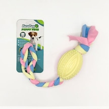 Depomıx Eurodog Puppy Toys Sarı Rugby Topu Diş Kma Oy.