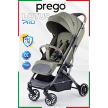 Prego Lotus Pro Kabin Boy Bebek Arabası - Tek Elle Katlanır -Hafif -UV Tenteli - Yağmurluk-Ayak Örtüsü-Kılıf