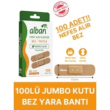 Bez Yara Bandı 19mm X 72mm 100 Lü Paket