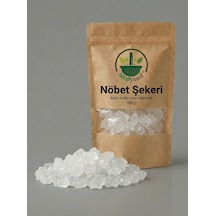 Nöbet Şekeri Kaya Şekeri Rock Sugar Kristal Nöbet Doğal Tane 100 G