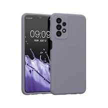 Samsung Galaxy Uyumlu A23 4g Kılıf First Silikon - Gri Bz8683140857851
