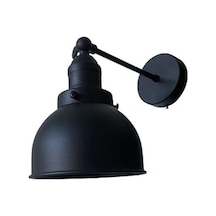 Dylight Retro Metal Dekoratif Rustik Siyah Mafsallı Duvar Aplik-1464538596127