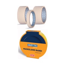 Gıpta Maskeleme Bandı Kağıt Bant 15 Mm X 40 Metre