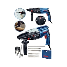 Dragro DRG-krc4200 Gri 4200 Çelik Şanzıman Bakir Sargili Kırıcı Delici Hilti Matkap + 5 Adet Uç Yedek Mandren