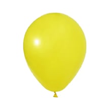 20 Adet 5 İnç 13 Cm Pastel Sarı Balon Doğum Günü Süsleme Sarı