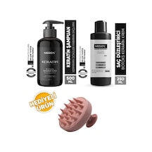Nedox Yıpranmış Saçlar Için Keratinli Saç Bakım Şampuanı 500 Ml+saç Düzleştirici+saç Masaj Tarağı Tüm Saç Tipleri