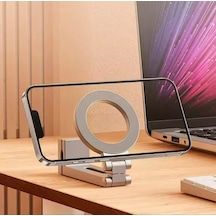 İphone 12 Uyumlu Magsafe Standı Masası Katlanabilir Ayarlanabilir