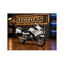 1:12 Ölçek Bmw R1250 Rt Diecast Model Motosiklet Beyaz Kutulu Lisanslı Bmw R1250 Motosiklet
