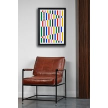 Bauhaus Color V2 Siyah Çerçeveli Tablo Poster