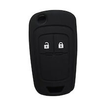 Autohan Keys Lüx Anahtar Kılıfı, Petek Desenli, Gri, Astra J Corsa D Corsa E Insignia Mokka Mer Standart