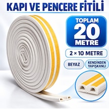 Kapı Ve Pencere Fitili Kendinden Yapışkanlı 2 X 10 Metre Toplam 20 Metre