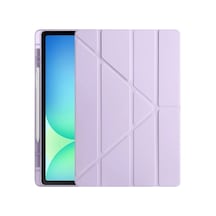 Huawei Honor Pad X9 11.5 Kılıf Kalemlikli Mars Tablet Kılıfı - Lavender İtdark36667