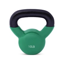 Jfıt Kettlebell Weights Vinyl Coated Iron - 12 Size Options, 5lbs-50lbs - Coated For Floor And Equipment Protection, Noi