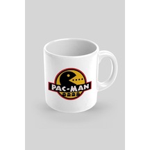 Pacman Baskılı Kupa Bardak Beyaz