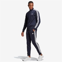 Adidas M Sportswear Basic 3-stripes Tricot Track Suit Set Erkek Eşofman Takımı Lacivert