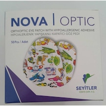 Nova Optik Göz Kapama Bandı Göz Pedi 5.6x6.9cm Çocuk 50 Adet
