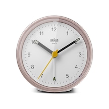 Braun Bc12pw Pembe-beyaz Klasik Analog Alarmlı Masa Saati Brn.bc12pw
