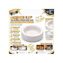 Kuyumculuk Mermer Kap - Taş Boraks Ezme Kabı Metalik