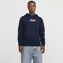 Jack & Jones Graphic Erkek Lacivert Sweatshirt 12268422-skyc Lacivert