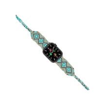 Hippi Charm Silver 42-44-45-49 Mm Apple Watch Braided Band