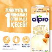 1 L Vanilya Aromalı Laktozsuz Badem Sütü