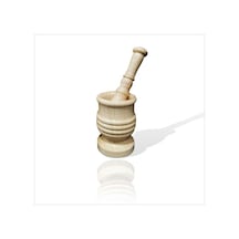 En İnce İşçilik Kullanışlı Ergonomik Ahşap Havan