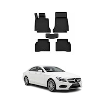 Mercedes Cls C218 2010-2018 Uyumlu 4d Havuzlu Paspas Kauçuk Siyah 5 Parça