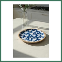 En-cag Mango Agacı Servis Tabağı & Sunum Tabağı 25 Cm Desenli Bss