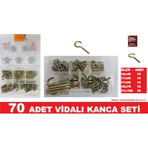 Piton Vidalı Kanca Seti 70 Adet N11.24832