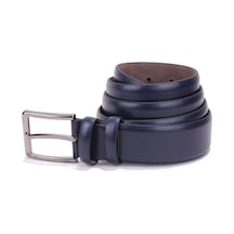 Dagoster DMK26-302 Lacivert 3.5 CM Suni Deri Erkek Kemer Lacivert
