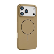 Gld-spt- Joko Apple Uyumlu iPhone 17 Pro Max Jully Magsafe Kapak - Çöl Titanyum