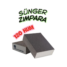 120 Kum Sünger Zımpara - Ahşap, Metal Ve Çelik Uyumlu Islak Kuru El Zımparası Takoz Sünger