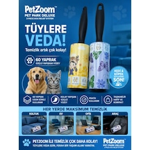 Petshop 60 Yaprak Tüy Toplama Rulosu Kedi Köpek Tüy Toplayıcı Ev Koltuk Araç Ofis Temizlik Rulosu