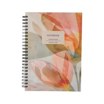 Deffter Red Tulips A5 Spiralli Defter Çok Renkli