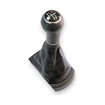 Seat İbiza 2002-2008 Vites Topuzu Körük Çerçeve 5 İleri Siyah Kapak 6l0711113k