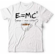 E Mc2 Enerji Süt Coffee Energy Mılk Coffee Eınsteın Çocuk Tişört 001