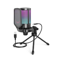 Fifine Ampligame A6v Yayıncı - Oyuncu - Gamer - Podcast - Youtuber Rgb Usb Mikrofon
