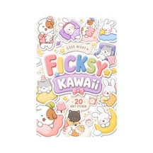 Kawaii Uyku Temalı Sticker Seti - 20 Adet Etiket Çıkartma Diğer