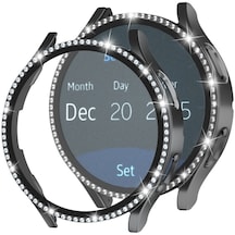 Samsung Galaxy Uyumlu Watch4 İçin Klasik 42mm Tek Satır Elmas Elektrizli Saat Kapak
