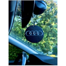 Karbon Detay Üzerine Audi Rs Logolu Dekoratif Oto Kokusu Ve Akses
