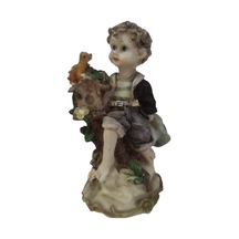 Çocuk Siyah Ceketli Biblo Polyester 13 Cm Polyester