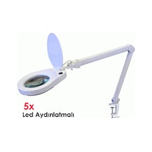 Swat Zd129A Masa Üstü Led Aydınlatmalı 5X Büyüteç