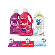Sıvı Çamaşır Deterjanı 2x3l 95yıkama Renkli+çiçek Cazibesi+vernel Max 1440ml H.cevizi