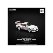 Pop Race 1/64 Porsche Singer Dls Turbo White / Pr64-226 Çok Renkli