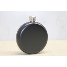 Yuvarlak Tekli Matara 5 Oz Siyah Diğer