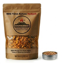 Kiraz Ağacı & Biberiye Özü Tütsüleme Talaşı Grill Mangal & Bbq Barbekü İçin Yoğun Aroma