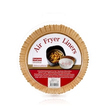 50pcs Yuvarlak Taban: 20cm - Kenar: 4.5cm Air Fryer Pişirme Kalıp Kağıt 5332 Acı Kahverengi