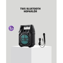 6.5 İnç Bluetooth Hoparlör Mikrofonlu Taşınabilir Karaoke Ve Parti Sistemi 6.5 İnç Bluetooth Hoparlör Mikrofonlu Taşınabilir Karaoke Ve Parti Sistemi