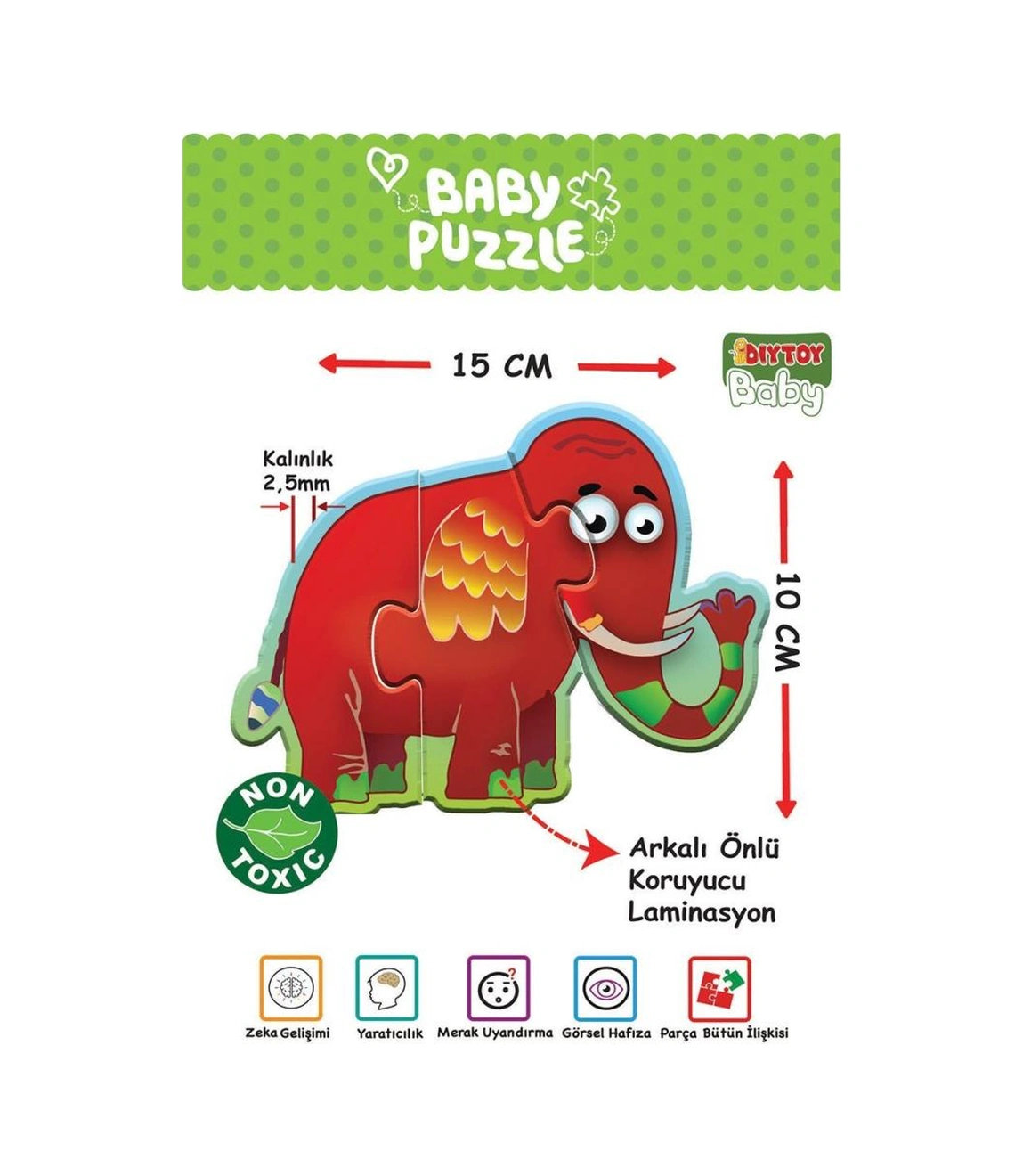 1727 Baby Puzzle Benim İlk Puzzlem Orman Hayvanları